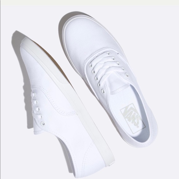 vans authentic lo pro true white